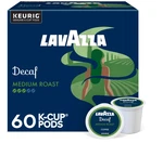 Lavazza Decaf, Single-serve Keurig K-cup Pods, Medium Roast Coffee, 60-COUNT Box. Fixed Price $39.30.
