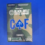 Black Rifle Coffee Company Medium Roast 4.6 Oz K-cup Pods 12 Counts. Fixed Price $14.25.