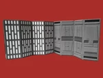 6" Death Star Hallway Walls Lights 2-PACK Wars Black Series Hasbro 1:12 Tbs. Fixed Price $20.00.