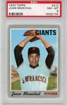 1970 Topps Juan Marichal #210 San Francisco Giants Psa 8 "free Shipping". Fixed Price $65.00.