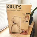 Krups Aroma Control Coffee Maker With Thermal Carafe 10 Cup Model 199 White -new. Fixed Price $249.99.
