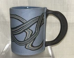 Buzzard Mountain Pottery 1992 Siegele Haley Mug Coffee Cup Tea Mtn. Fixed Price $50.00.