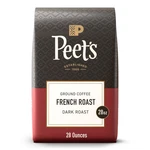Peets Coffee, Dark Roast Ground - French 28 Ounce Bag. Fixed Price $40.48.
