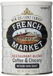 French Market Medium-dark Roast Restaurant Blend Ground Coffee & Chicory, 12 Oz. Fixed Price $14.29.