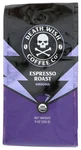 Death Wish Coffee Organic Ground Espresso Roast 9 Oz. Fixed Price $129.99.