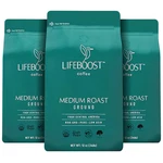 Organic Low Acid Medium Roast Coffee 3-PACK 12OZ Ground. Fixed Price $126.99.