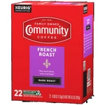 Community Coffee French Roast Single-serve Cups 22 Ct Box. Fixed Price $17.96.