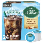 Green Mountain Coffee Roasters Brew Over Ice Vanilla Caramel, K-cups, 24 Count. Fixed Price $14.83.