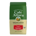 Organic Coffee French Roast Whole Bean 10 Oz By Cafe Altura. Fixed Price $21.68.