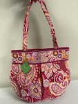 Vera Bradley Raspberry Fizz Morgan Purse/bag Retired Nwt Vintage. Fixed Price $40.00.