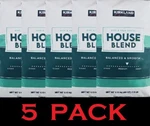 5X Kirkland Signature House Blend Whole Bean Medium Roast Coffee 2.5 Lb - Pack. Fixed Price $119.99.
