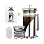 Cafe Du Chateau Stainless Steel French Press Coffee Maker - 34OZ In... Fast Ship. Fixed Price $72.96.