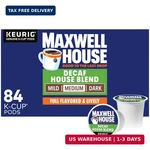 Maxwell House Decaf Blend Medium Roast K-cup Coffee Pods, 84 Ct Box. Fixed Price $53.58.