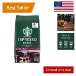 12 Oz Starbucks Whole Coffee Beans - Dark Roast Espresso Blend For Hot Iced. Fixed Price $16.99.