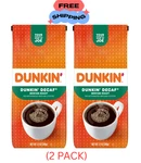(2 Pack) Dunkin Decaf Original Blend Ground Coffee, Medium Roast, 12OZ, Bag. Fixed Price $17.84.