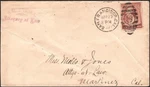 U.s., 1887. Cover San Francisco (1580) - Martinez (1830). Fixed Price $15.60.