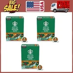 3 Pack Starbucks, Decaf House Blend Medium Roast K-cup Coffee Pods, 22 Ct Cups. Fixed Price $51.76.