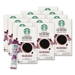 Starbucks 12407838CT 0.11 Oz Via Ready Brew Coffee - Italian Roast (12/CT) New. Fixed Price $113.36.