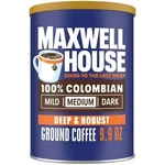 (1PACK) Maxwell House 100% Colombian Ground Coffee, 9.9 Oz Canister. Fixed Price $6.50.