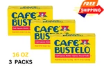 3 Pack Cafe Bustelo Ground Espresso Coffee 16OZ Brick. Fixed Price $18.00.