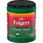 Folgers Decaf Coffee, Ground Classic Medium Roast, 9.6 Oz Canister. Fixed Price $19.78.