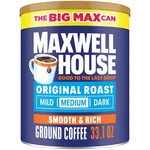 Maxwell House Original Roast Ground Coffee, 33.1 Oz Canister. Fixed Price $28.92.