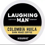 Laughing Man Coffee Company Colombia Huila K-cup Pods 18 Count Box. Fixed Price $21.99.