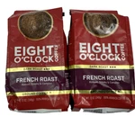 (2) Eight Clock French Roast Ground Coffee 12 Oz. Fixed Price $10.19.