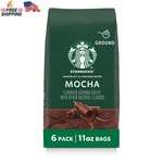 Starbucks Ground Coffee, Flavored Hot Iced Mocha, Six 11 Oz Bags. Fixed Price $130.70.