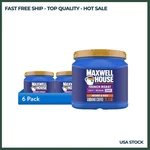 (6 Pack) Maxwell House Dark French Roast Ground Coffee, 25.6 Oz. Canister. Fixed Price $89.84.