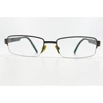 Bulova San Remo Eyeglasses Mens Gunmetal Half Rim Frames 54-18-140. Fixed Price $39.99.