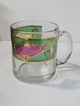 Elvis Presley Enterprises Inc. Tcb Cadillacs Glass Coffee Mug 12OZ. Fixed Price $12.95.