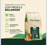 Juan Valdez Organic Bean Colombian Coffee 16 Oz Each- Balanced Roast 2 Pack. Fixed Price $30.00.