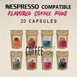 Flavored Coffee Pods For Nespresso 20 Capsules Original Line Fresh Flavors!. Fixed Price $26.99.