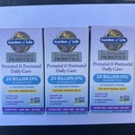 3-GARDEN Of Life Dr.formulated Prenatal & Postnatal Daily Care 30CT Exp 01/26+. Fixed Price $12.95.