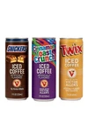 Victor Allen Iced Coffee Snickers, Cinnamon Toast Crunch, Twix Limited Edition. Fixed Price $21.99.