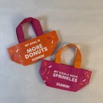 Dunkin Mini Tote Bags Limited Edition Rare Donuts Coffee Promo 2026. Fixed Price $15.00.
