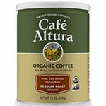 Organic Regular Roast Ground Coffee 12 Oz By Cafe Altura. Fixed Price $27.03.