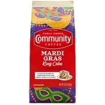 Community Coffee Mardi Gras King Cake Flavored 12 Ounce (pack 1). Fixed Price $13.72.