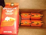 Lot 5 Dunkin Pumpkin Spice Ground Coffee Limited Edition 11OZ Best By 8/28/26. Fixed Price $31.00.