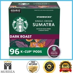 Starbucks Sumatra K-cup Pods Dark Roast 96 Ct Compatible With Keurig. Fixed Price $76.99.