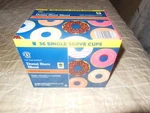 New 36 Single Serve Cups Donut Store Blend Medium Roast Coffee Keurig Pods. Fixed Price $12.60.