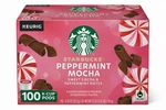 Starbucks Peppermint Mocha Blend Coffee 100 K-cup Pods Count Loose. Fixed Price $119.95.