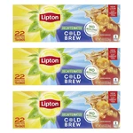 Lipton Decaf Black Iced Tea Bags Cold Brew Family Size 22 Count Pack Of 3. Fixed Price $49.49.