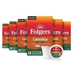 Folgers Colombian Decaf Medium Roast Coffee, 72 12 Count (pack 6), Green. Fixed Price $70.99.