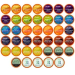 Two Rivers Coffee, Regular And Flavored Decaffeinated Pods Compa.... Fixed Price $47.81.