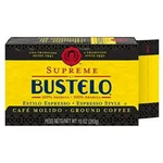2 Pack - Supreme By Bustelo Espresso Style Dark Roast Ground Coffee Brick 10OZ. Fixed Price $29.99.