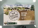 New England Coffee Butter Pecan K-cup Pods 12CT. Fixed Price $11.29.