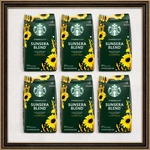 Bulk Lot X 6 Starbucks Sunsera Blend Blonde Light Roast Ground Coffee 12OZ. Fixed Price $20.00.