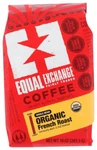Equal Exchange Organic Whole Bean Coffee French Roast 10 Oz. Fixed Price $14.64.